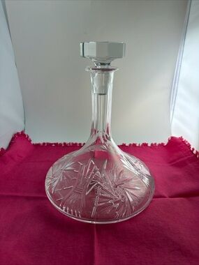 Samobor Crystal Ships Decantet with Stopper Yugoslavia